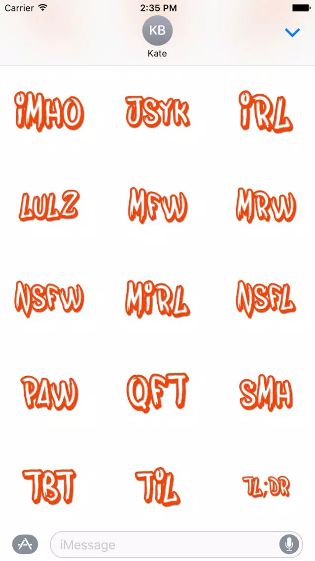 Slanguage - Lingo for iMessage应用截图