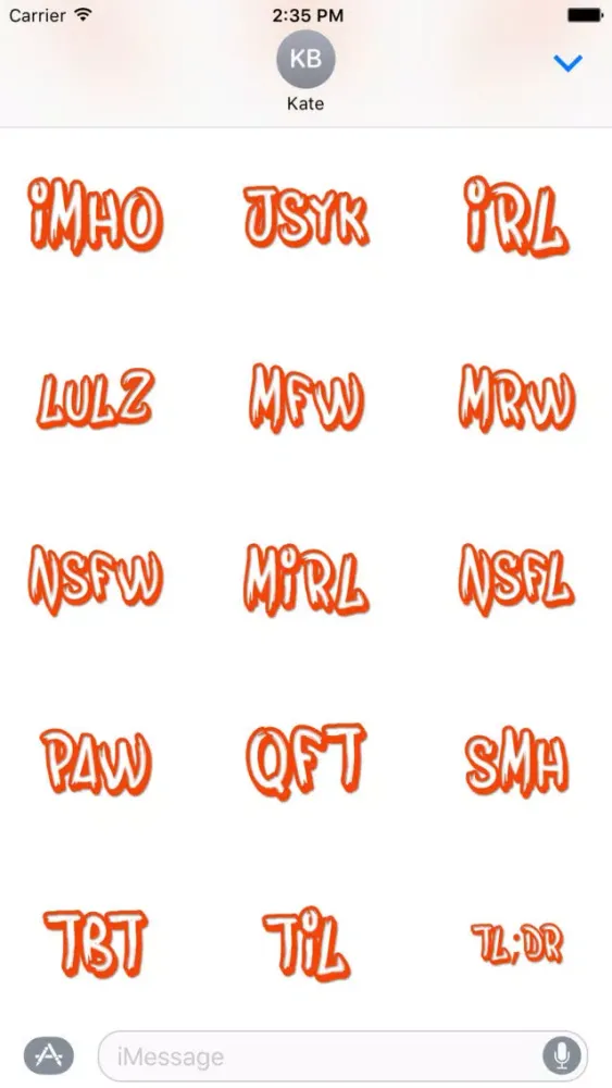 صور Slanguage - Lingo for iMessage