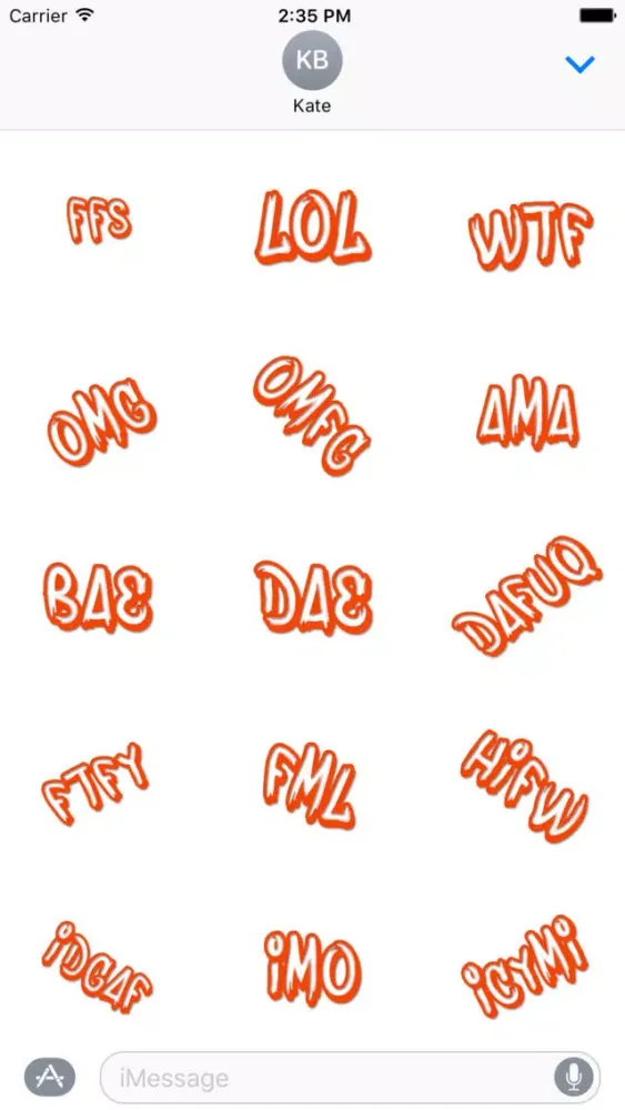صور Slanguage - Lingo for iMessage