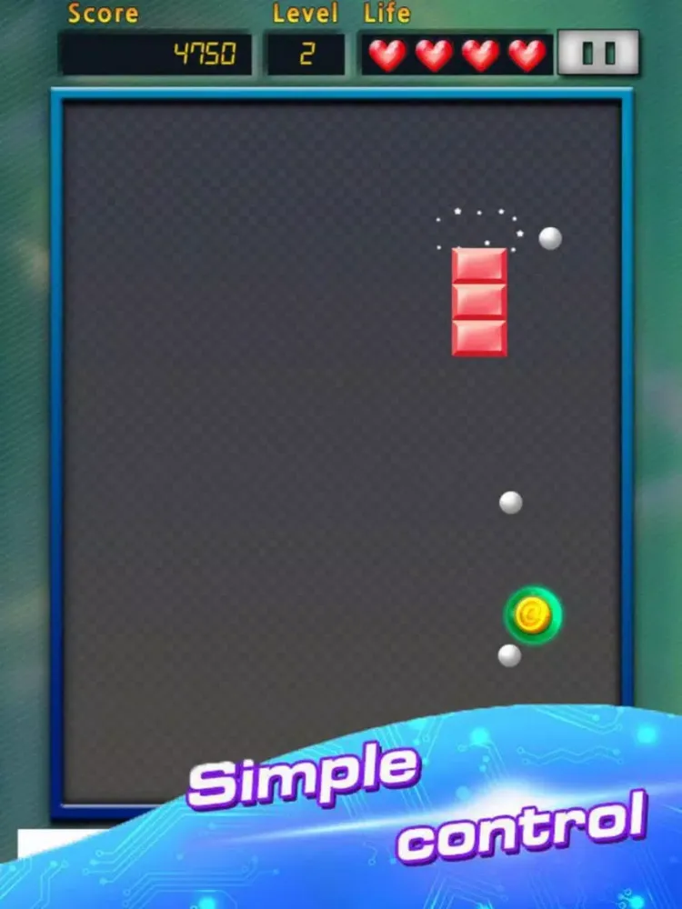 ภาพหน้าจอของ Fire Ball Pop Brick iPad 