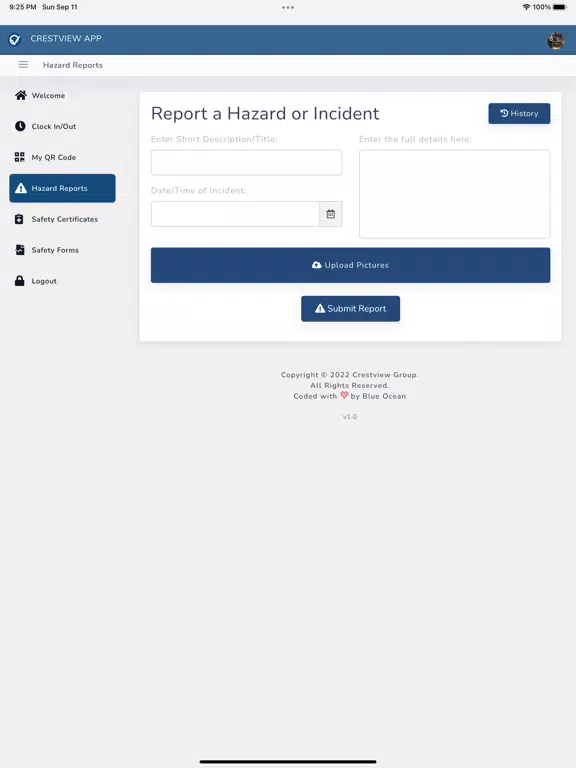 Crestview App iPad  Screenshots