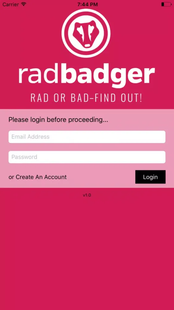 Capturas de tela do Rad Badger