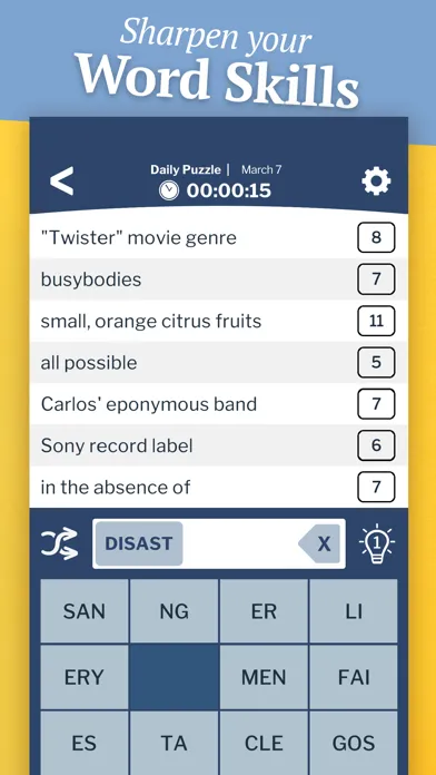 7 Little Words - Quick Play Ekran Görüntüleri