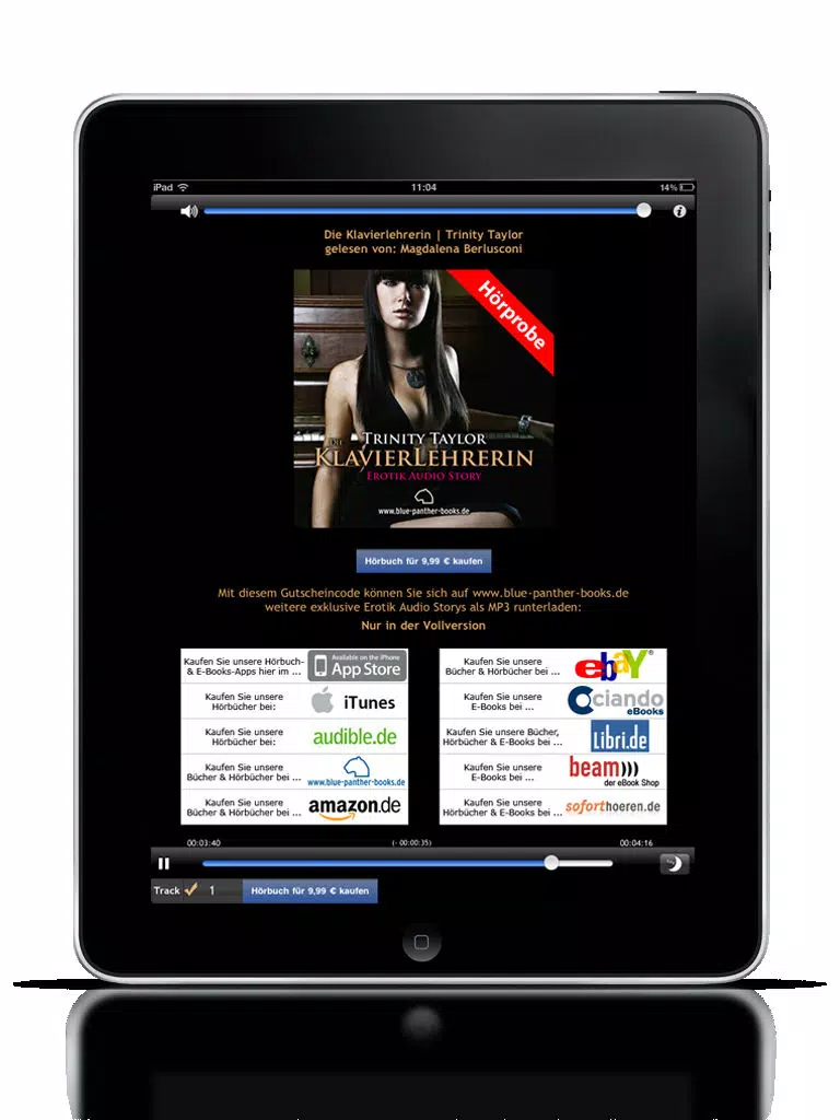 Die Klavierlehrerin von Trinity Taylor | Erotik Audio Story | Erotisches Hörbuch iPad  Screenshots