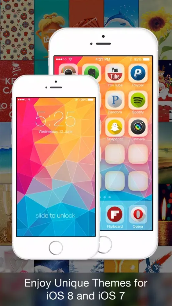 Скриншоты Cool Theme - Wallpaper for iPhone 6 & iOS 8