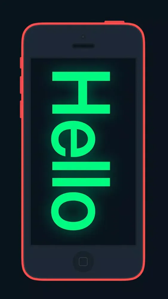 صور Scroll It Free - Display and Share Scrolling Messages with Emoji Icons and Neon Themes - ScrollIt