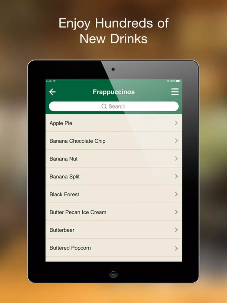 صور Secret Menu - for Starbucks Coffee iPad 
