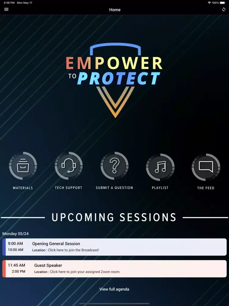 Empower to Protect iPad  スクリーンショット
