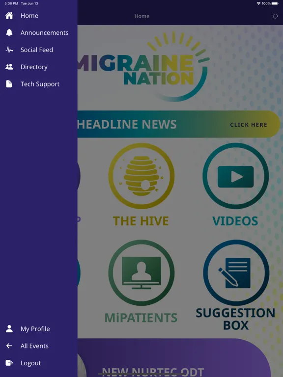 Migraine Nation iPad  スクリーンショット