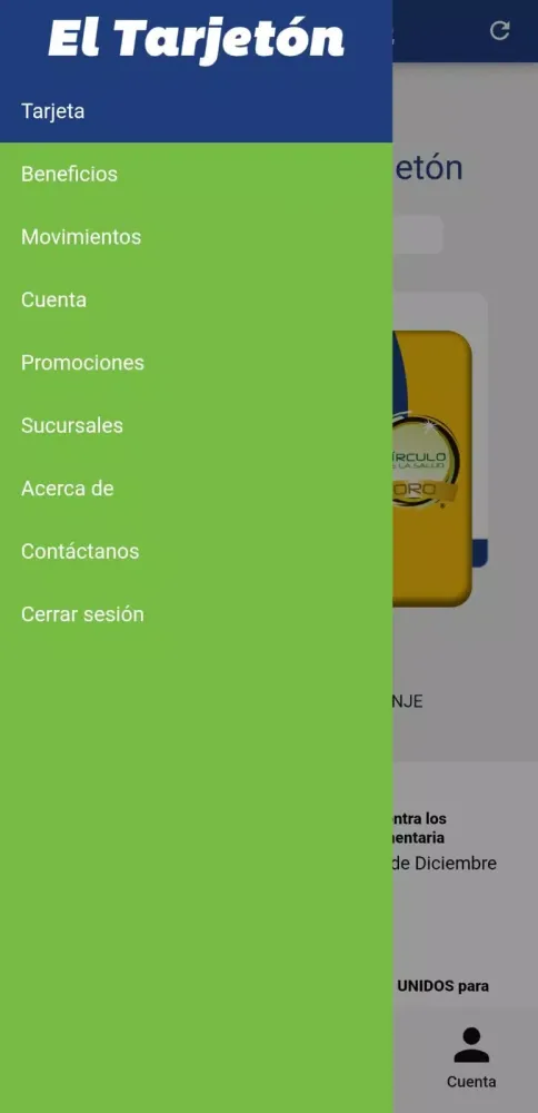 Capturas de pantalla de El Tarjetón