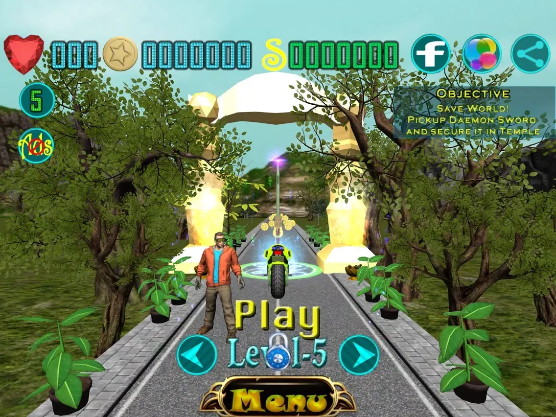 Moto Thrillz - Epic Sword iPad  Screenshots