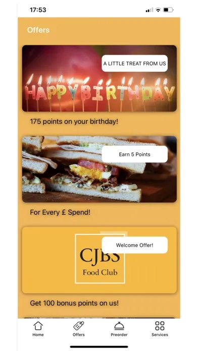 CJBS - Food Club Screenshots