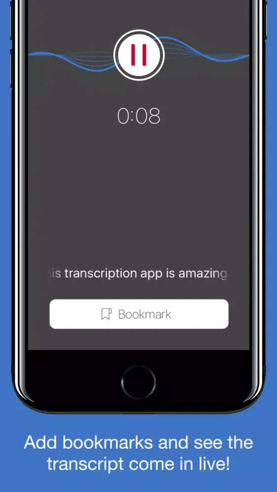 Steno: live transcription应用截图