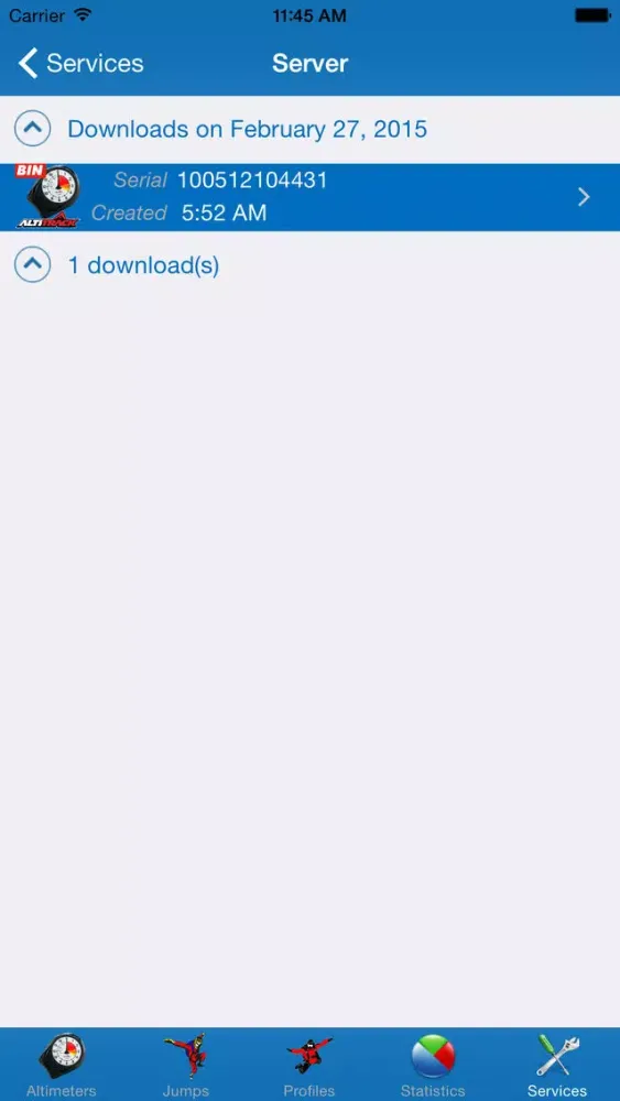Capturas de pantalla de AltiTrack Reader