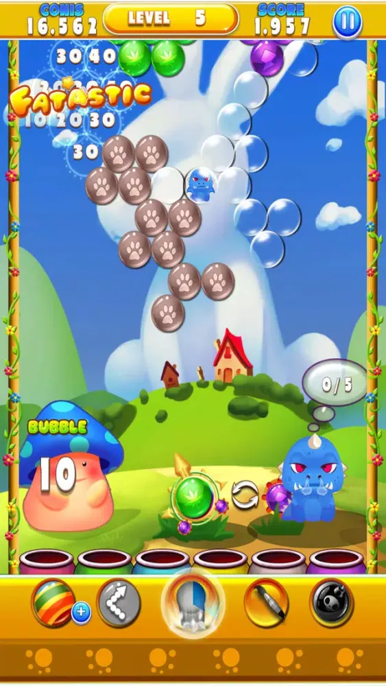 Bubble Shooter- Word Bubbles Pop Witch Land 2 Screenshots