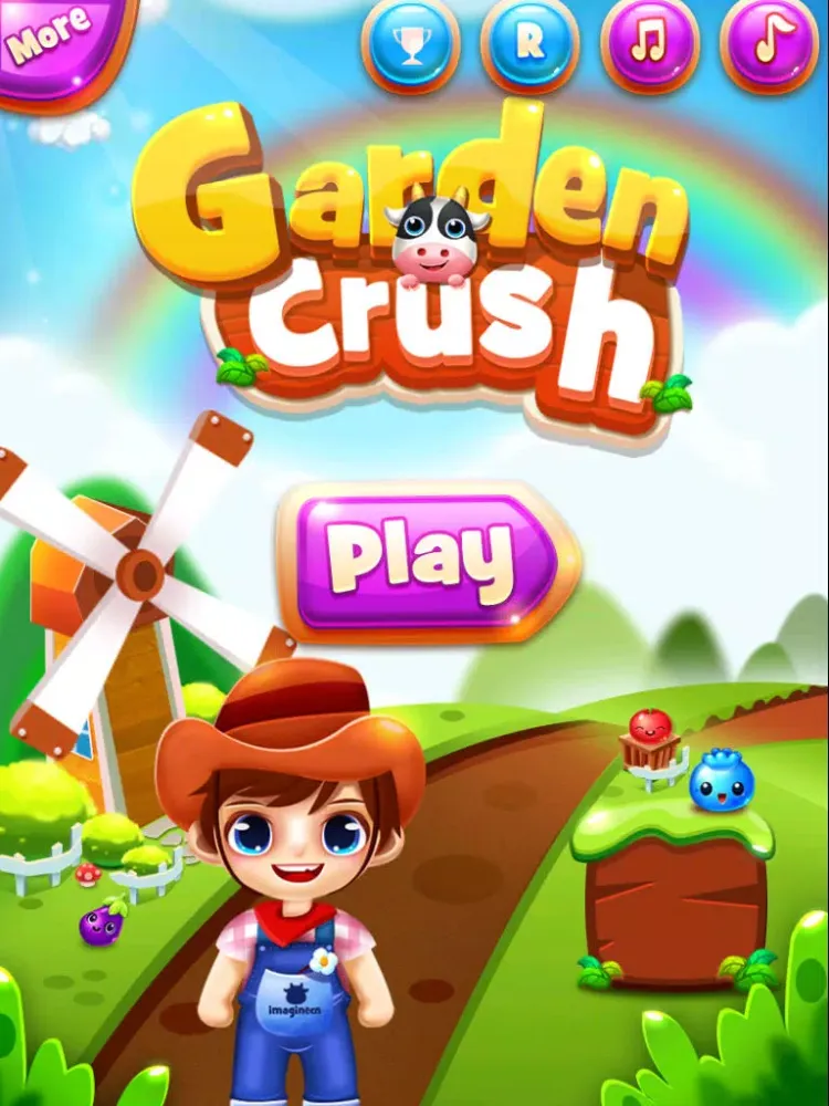 Tangkapan skrin Garden Fun- 3 Match Saga Games Jelly of Crush Blast Soda iPad 