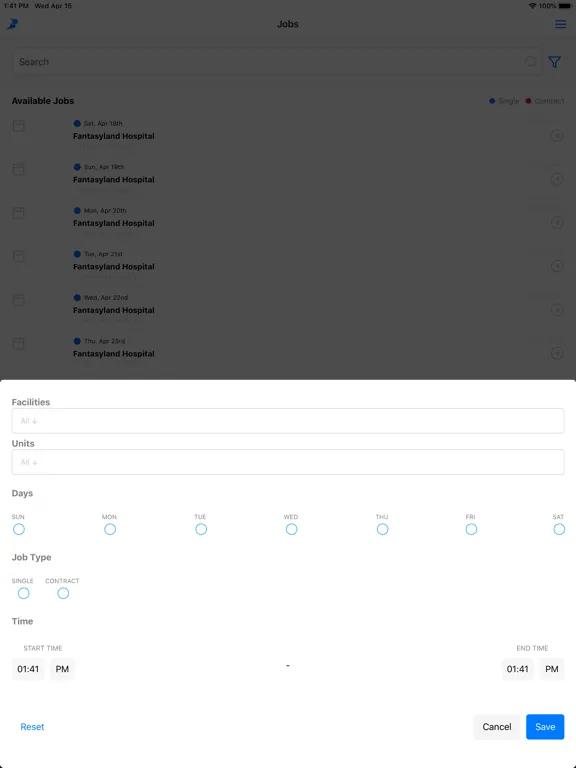 Capturas de pantalla de BlueSky Mobile Caregiver App iPad 