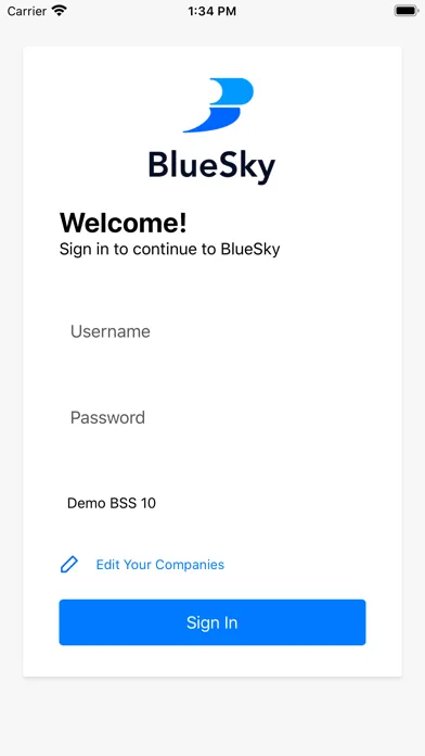 Capturas de pantalla de BlueSky Mobile Caregiver App