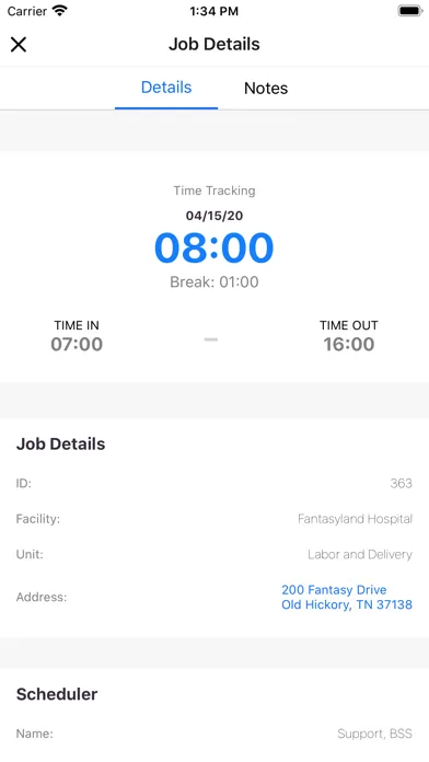 Capturas de pantalla de BlueSky Mobile Caregiver App