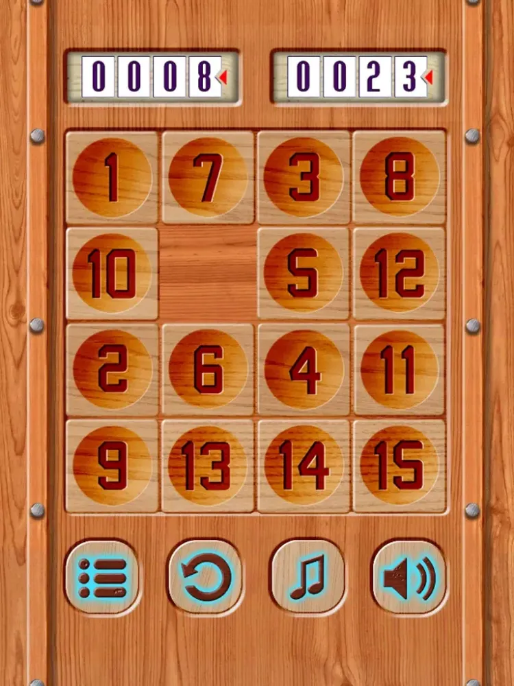 15 Puzzle with tutorial iPad  Screenshots