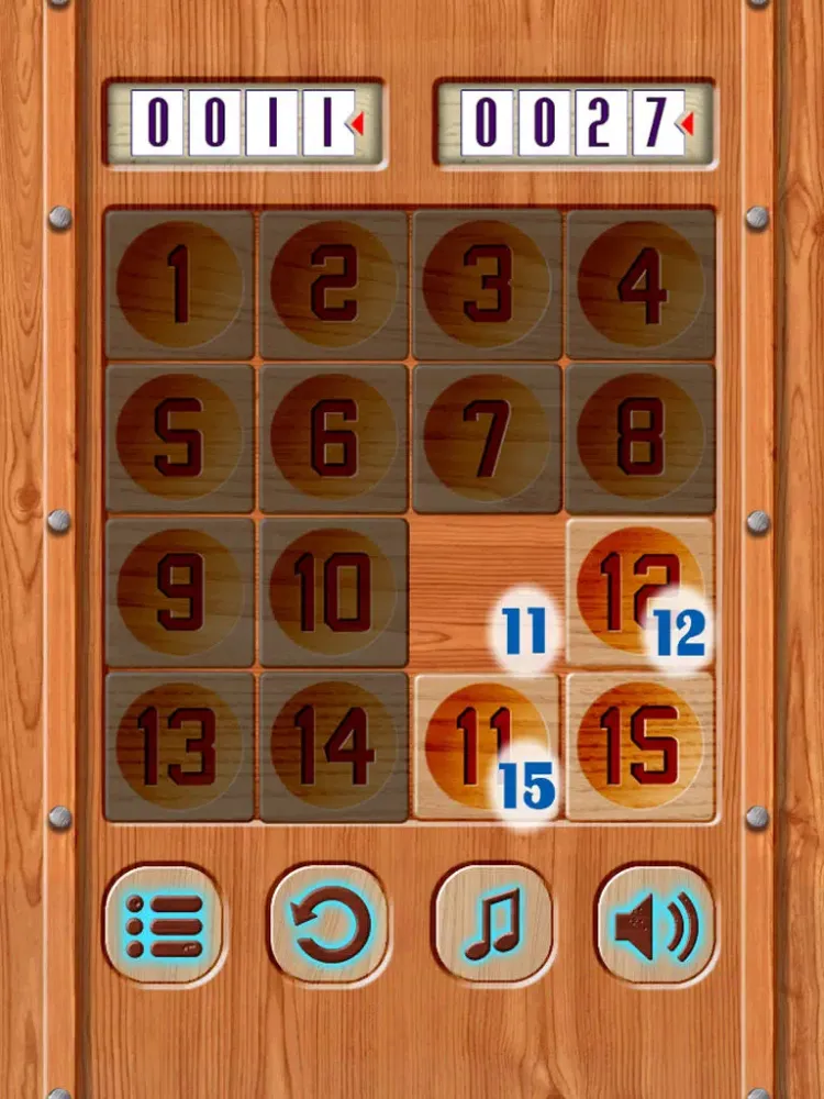 15 Puzzle with tutorial iPad  Screenshots