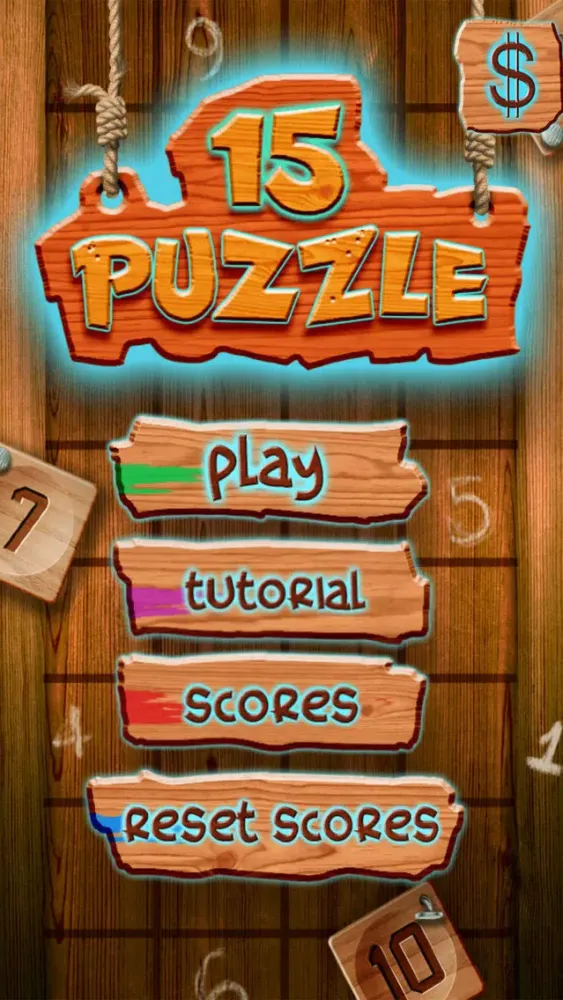 15 Puzzle with tutorial Screenshots