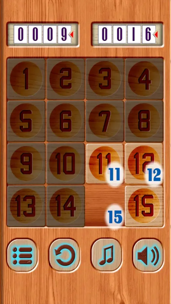 15 Puzzle with tutorial Screenshots