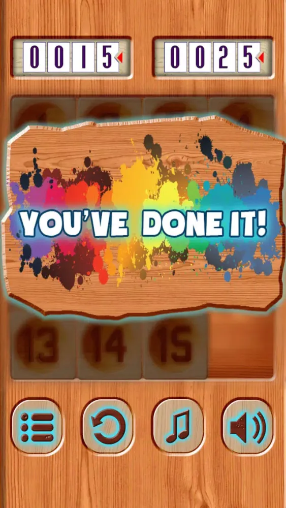 15 Puzzle with tutorial Screenshots