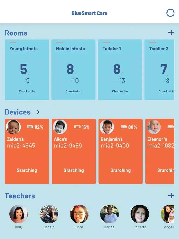 Capturas de tela do Waddle for Childcare iPad 