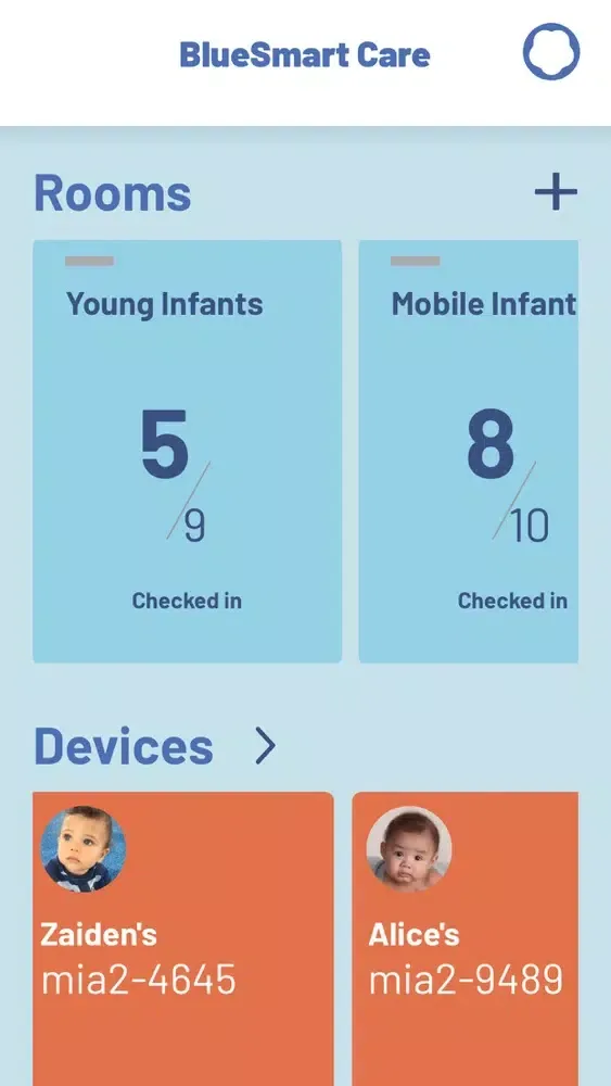 Capturas de tela do Waddle for Childcare
