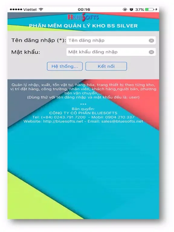 Quản lý kho BS SILVER iPad 应用截图