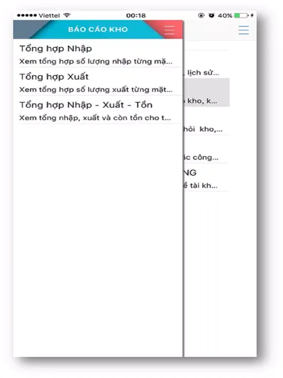 Quản lý kho BS SILVER iPad 应用截图