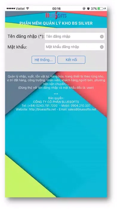 Quản lý kho BS SILVER应用截图