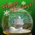 3D Snow Globe - Snowman