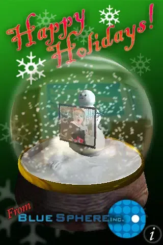 3D Snow Globe - Snowman স্ক্রিনশট