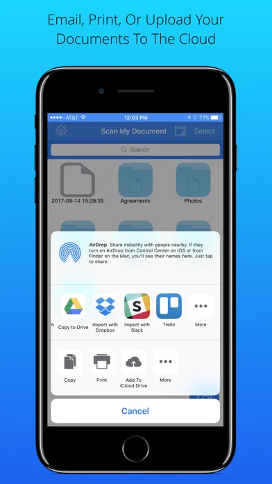 Captures d'écran de Scan My Document - PDF Scanner