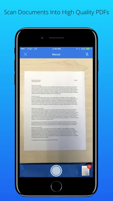 Captures d'écran de Scan My Document - PDF Scanner