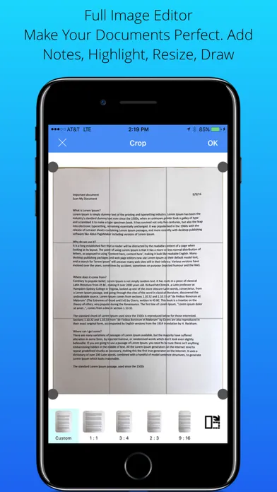 Captures d'écran de Scan My Document - PDF Scanner