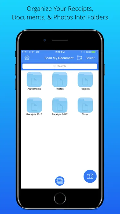 Captures d'écran de Scan My Document - PDF Scanner