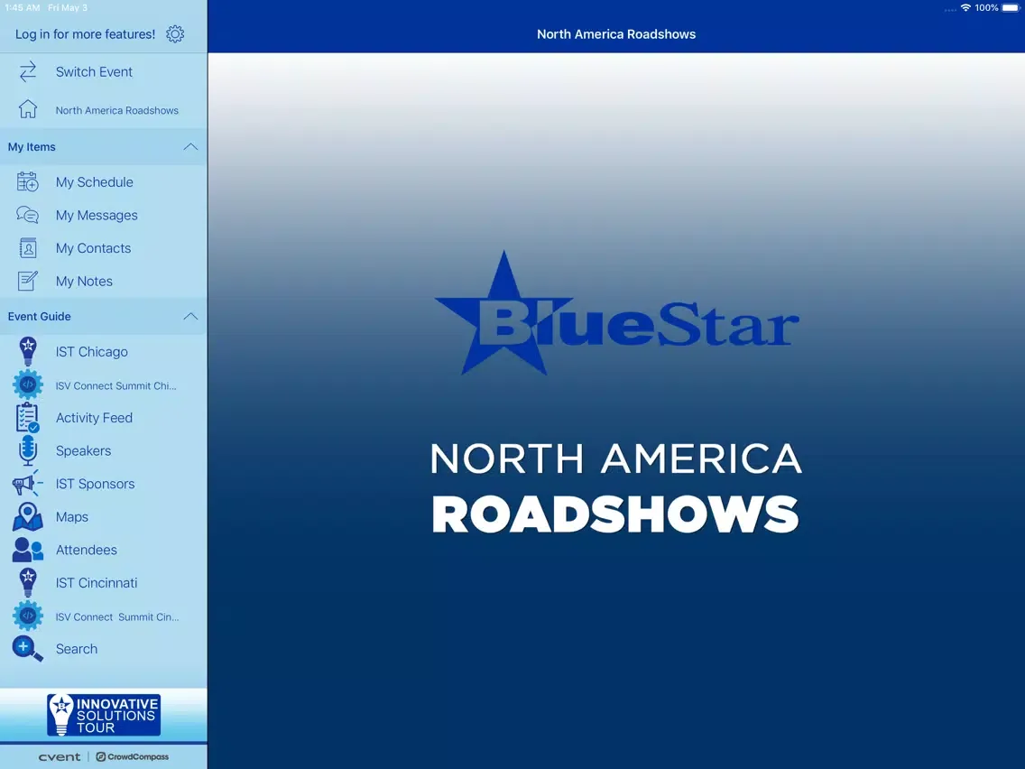 BlueStar Events iPad  স্ক্রিনশট