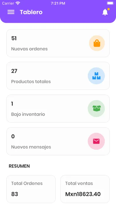App Mi Negocio Admin应用截图