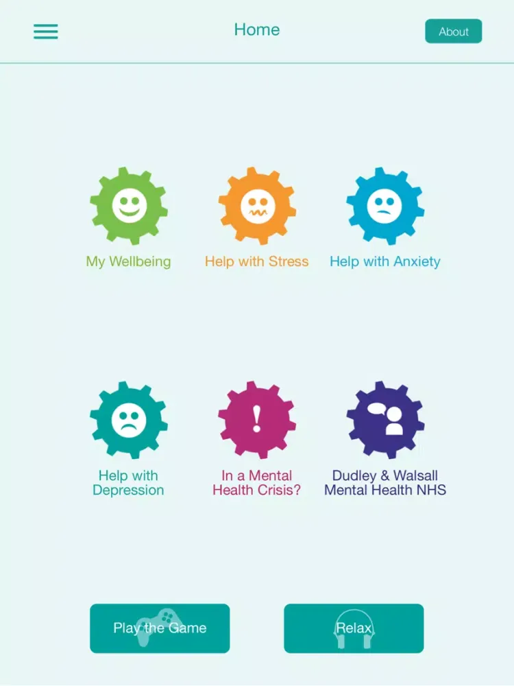 WellMind iPad  سکرین شاٹس