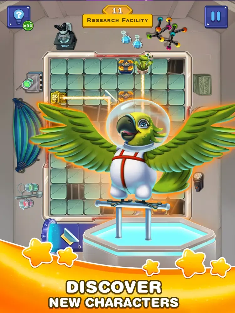 Screenshot di LIGHT FOR PLANTS: SPACE PUZZLE iPad 
