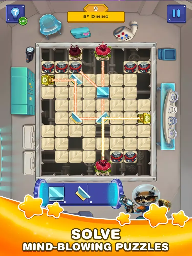 Screenshot di LIGHT FOR PLANTS: SPACE PUZZLE iPad 