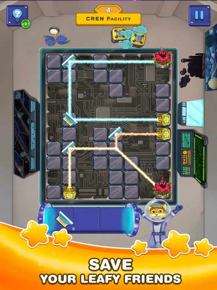 Screenshot di LIGHT FOR PLANTS: SPACE PUZZLE iPad 