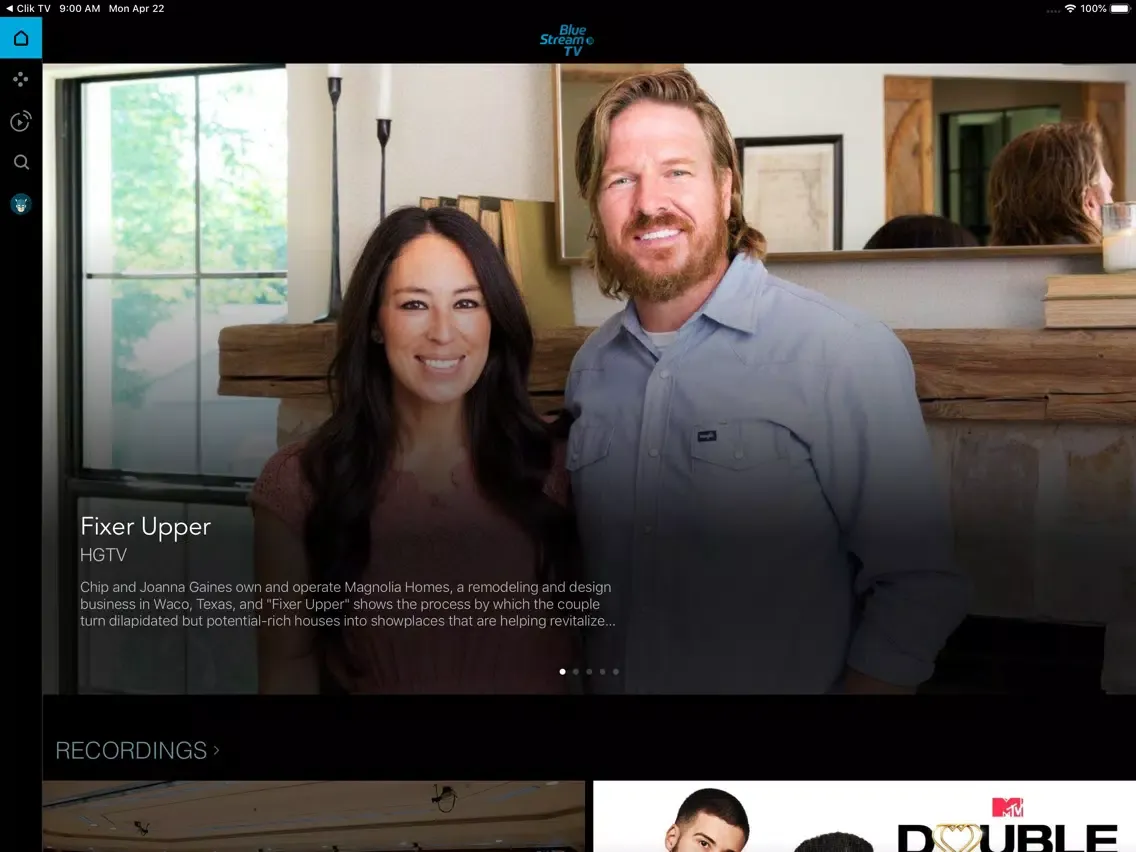 Blue Stream TV iPad  স্ক্রিনশট