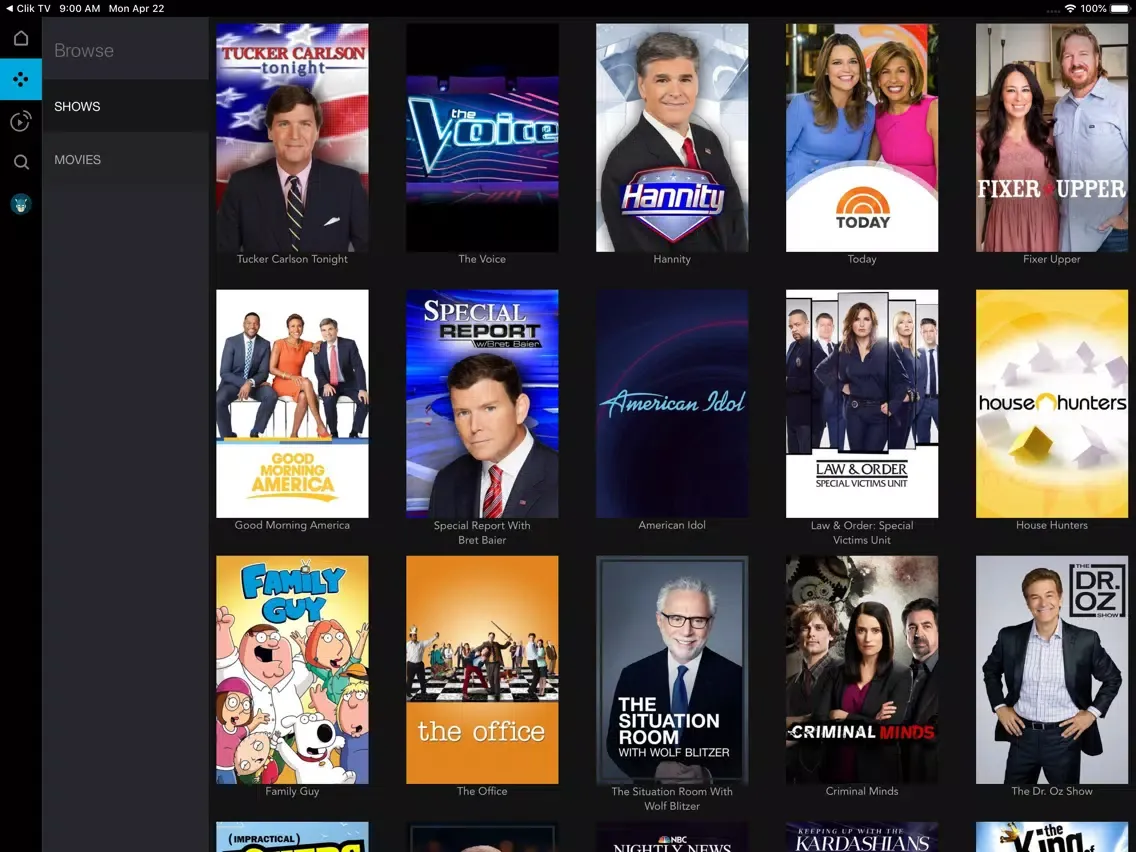 Blue Stream TV iPad  স্ক্রিনশট