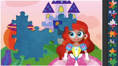 Tangkapan layar Blue Jigsaw Puzzle