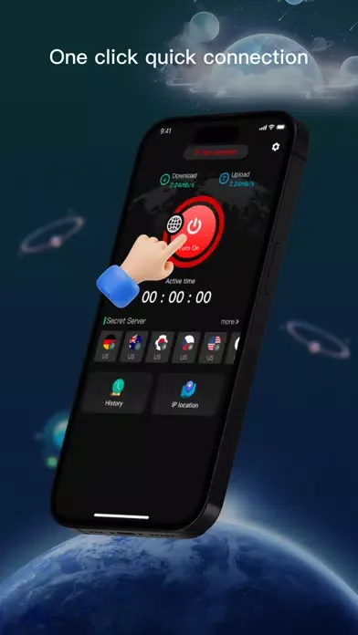 Capturas de tela do Blue Thunder VPN
