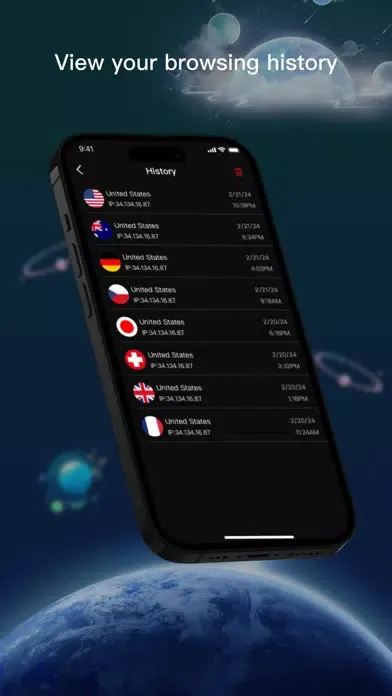 Capturas de tela do Blue Thunder VPN
